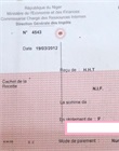 Quitance de paiement